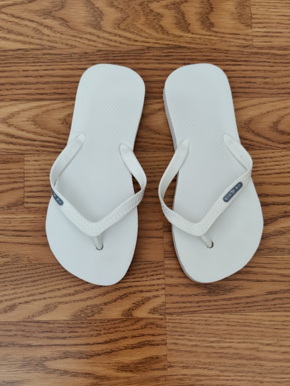 White Women's Flip Flop Sandals